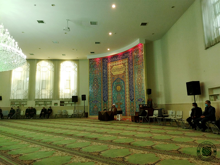 تشریفات مجالس مسجد غدیر باباعلی ارشاد مشهد؛ عکس محیط بزرگ و مجهز جهت مجالس خانوادگی، عزاداری و اجرا با خدمات تخصصی احسان | ظرفیت بالا و محیط مدرن